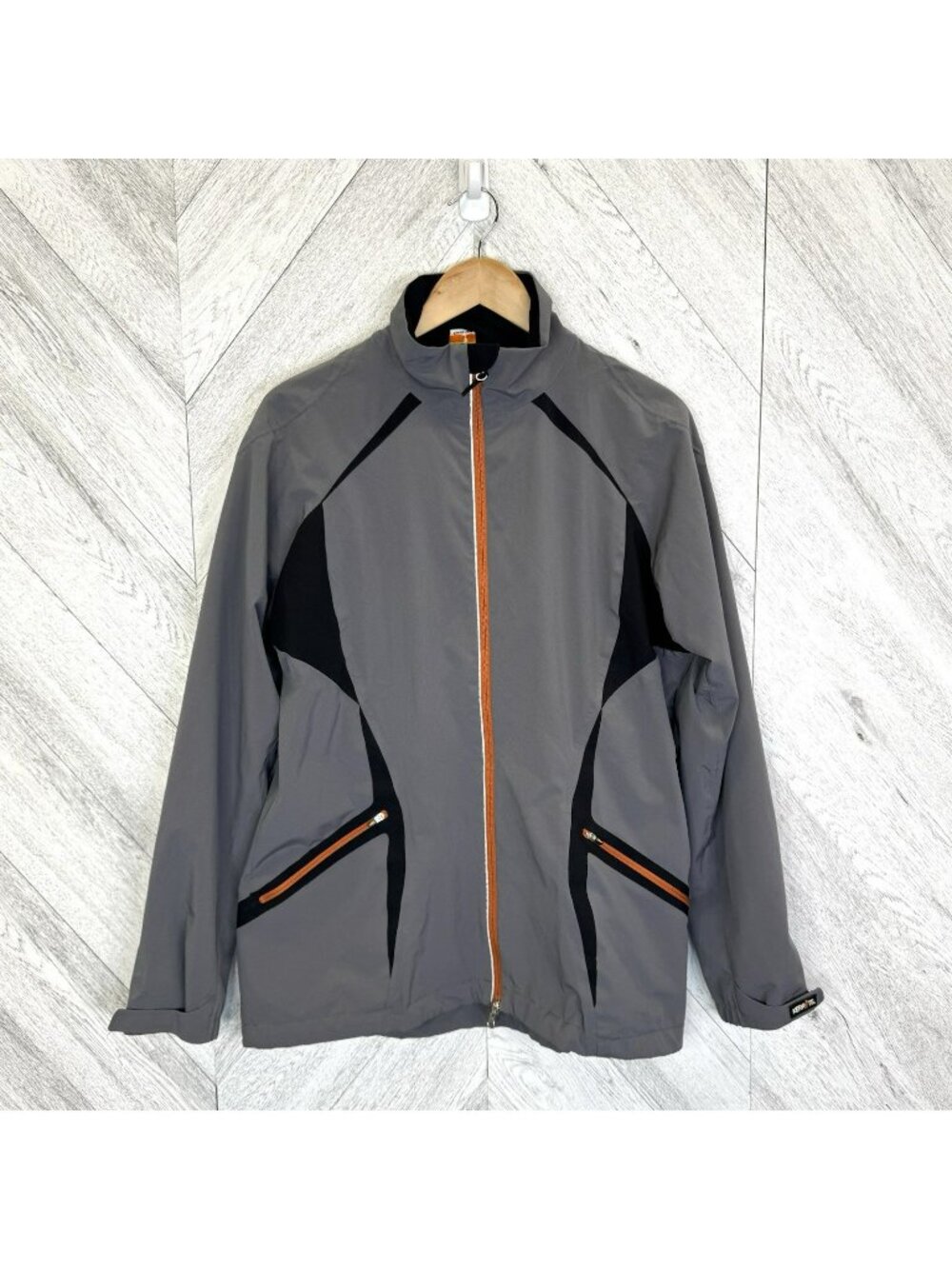 Kerrits Equestrian Horse Riding Jacket Womens Size Large Gray Windbreaker